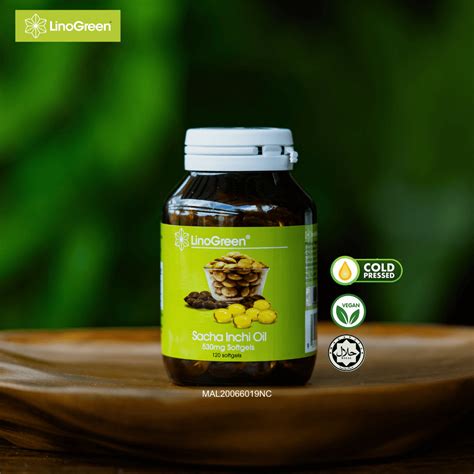 Sacha Inchi Oil 530mg Softgels - Linogreen