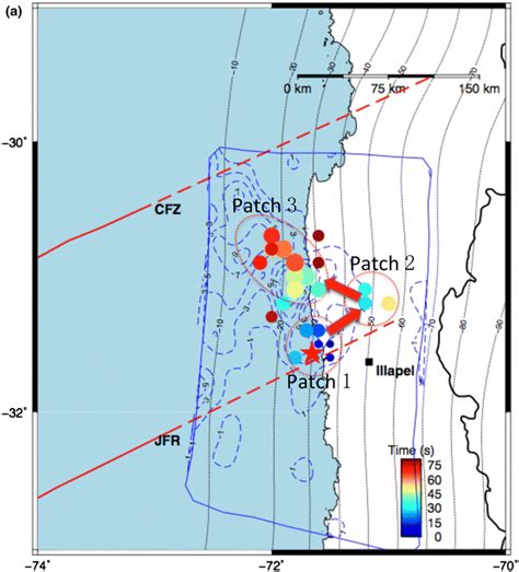 A Rupture Process Of The Mw Illapel Earthquake Colored