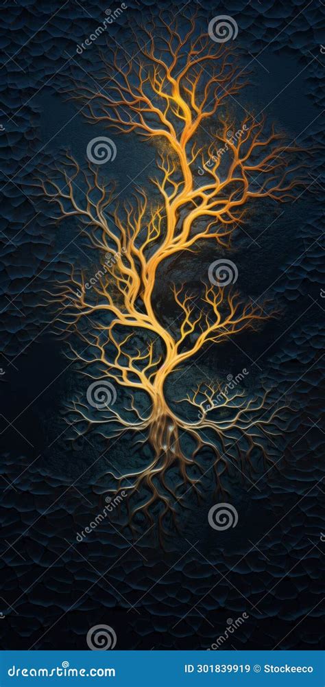 Fractal Tree: a Stunning Blend of Nature and Geometry Stock ...