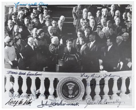 john  kennedy inauguration photograph