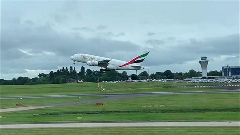 Airbus A380 Take Off From Bhx Youtube