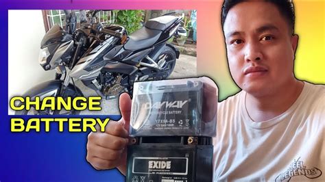 How To Change The Battery In Rouser Ns Paano Palitan Ang Battery