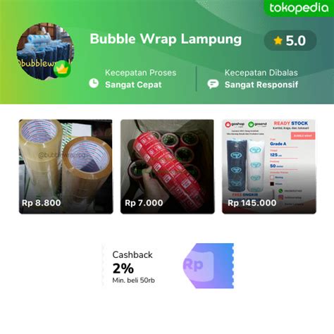 Toko Bubble Wrap Lampung Online Produk Lengkap Harga Terbaik