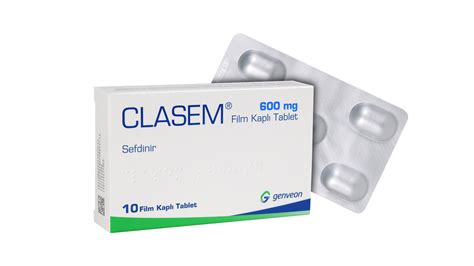 CLASEM 600 MG FİLM KAPLI TABLET 14 TABLET Devlet Karşılıyor Mu