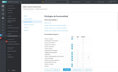 Conjuntos de permisos ESET PROTECT On Prem 11 1 Ayuda en línea de ESET