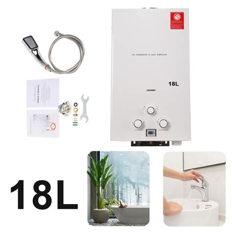 18L Propane Gas Tankless Water Heater Instant Hot Heater On Demand Whole House EBay
