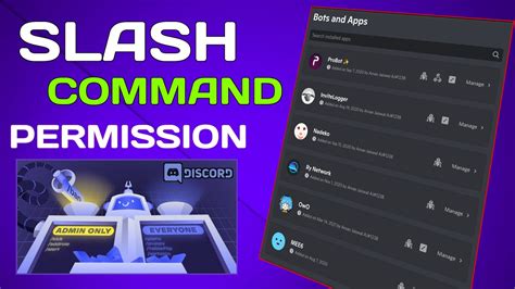 How To Change Slash Command Permissions Discord Role Channel