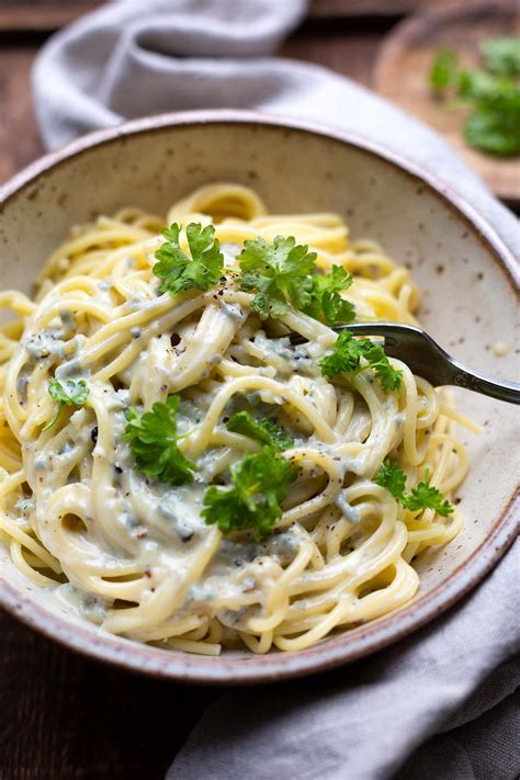 Gorgonzolasauce Mit Spaghetti Nur Zutaten Kochkarussell Sieu