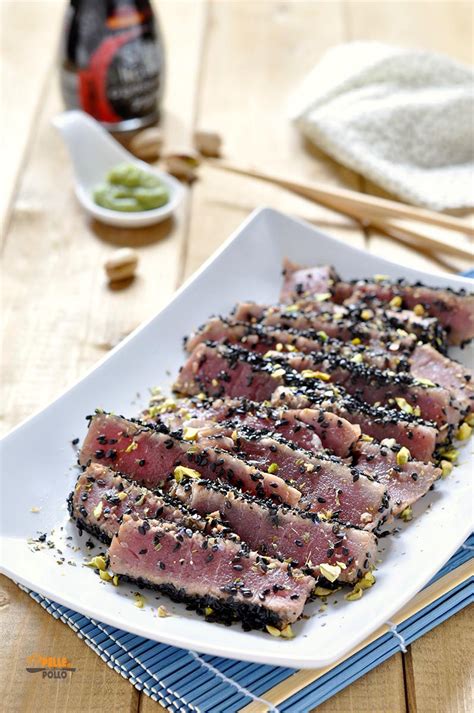 Tagliata Di Tonno Al Sesamo Pelle Di Pollo