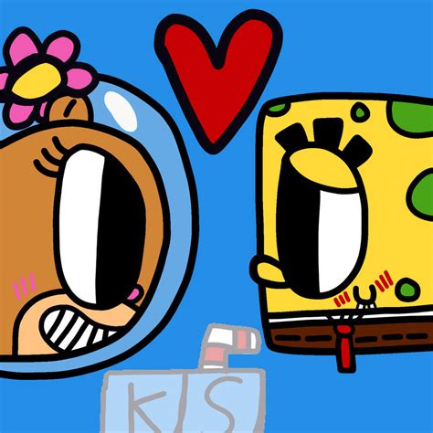 SpongeBob x Sandy by Ebluxy12 on DeviantArt