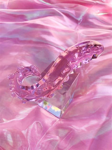 Pink Crystal Dildo Dildo Extra Large Pink Octopus Tentacle Etsy