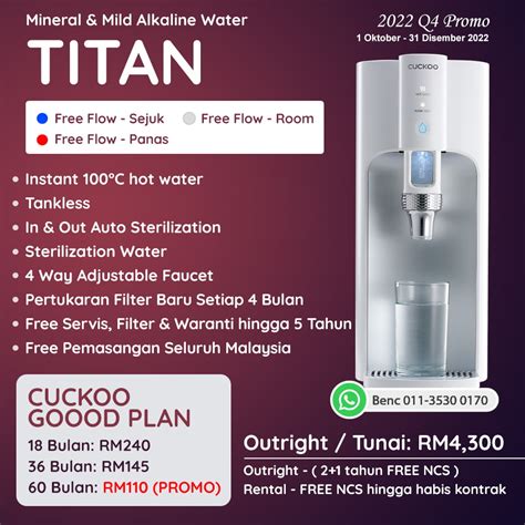 Cuckoo Water Purifiers Prices Promotions Cuckoo Malaysia