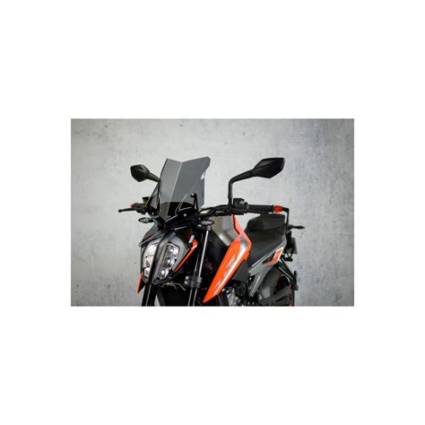 NAKED plexi KTM DUKE Farba ČÍRE transparentné