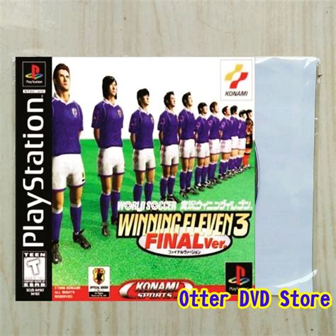 Jual Kaset CD Game Ps1 Ps 1 Winning Eleven 3 Final Version Shopee