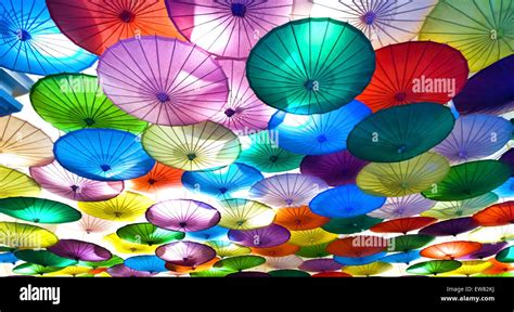 Umbrellas At Ceiling Hi Res Stock Photography And Images Alamy