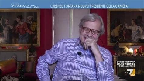 Myrta Merlino A Vittorio Sgarbi Da Quando Non Ci Sei Tu In Parlamento