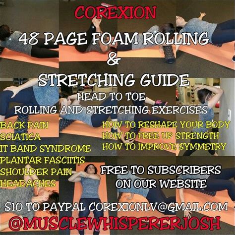 Foam Rolling And Stretching Guide Improve Flexibility And Relieve