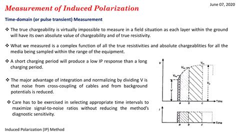 Induced Polarization Method Electrical Survey Ppt