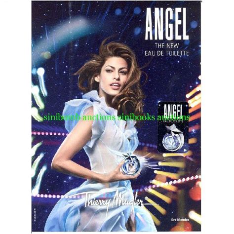 Angel Thierry Mugler Eva Mendes Original Fashion Magazine Advert 6756