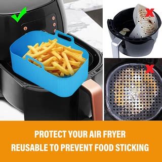 Kit Air Fryer Silicone Forma Recipiente De Silicone Forma Para