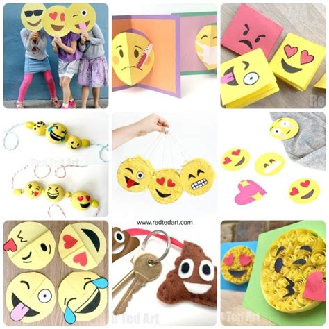 DIY Emoji Crafts for Kids - Red Ted Art - Kids Crafts