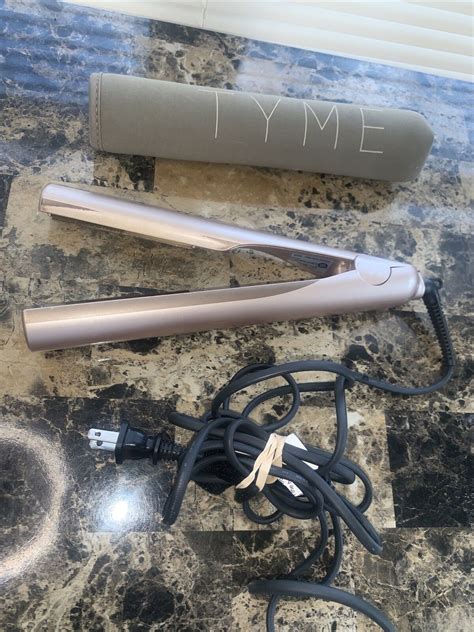 TYME Iron Original Straightener Flat Curling Iron Hair Styler 2 In 1