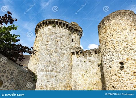 Towers of the Castle in Chevreuse, Parisian Region, France Stock Photo ...