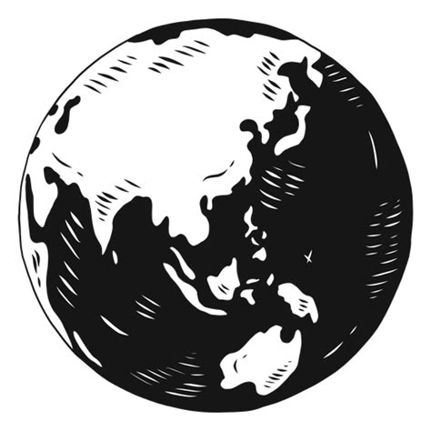 Planet Earth Globe Asia Australia Silhouette Png And Svg Design For T Shirts