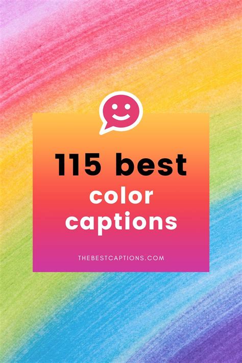 115 Best Color Captions Quotes Artofit