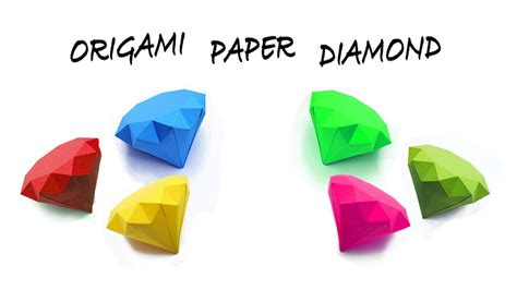 Origami Diamond The Art Of Paper Folding Easy Origami Tutorial