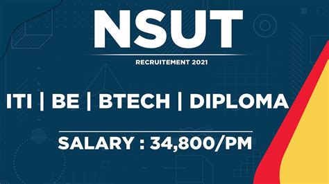 Netaji Subhas University Of Technology Recruitment Iti Be