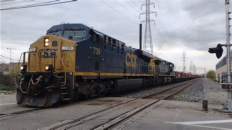 Csx Es Ac Yn C Csx Cw Ac Yn Departs With The Csx I On