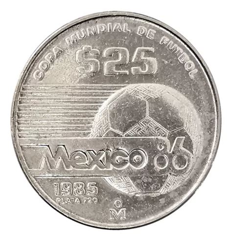 Moneda Pesos Copa Mundial Futbol M Xico Del A O Env O Gratis