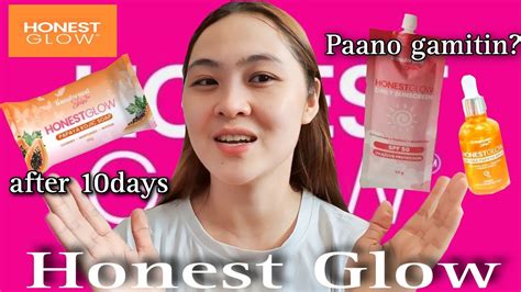 Honest Glow 24k Gold Papaya Serum Papaya Kojic Soap Sunscreen Spf50