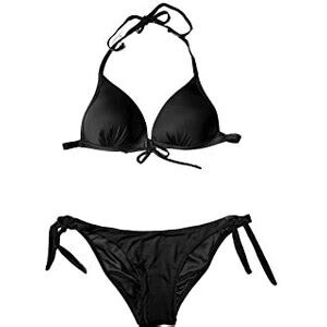 Queen Helena Bikini Triangolo Monocolore Due Pezzi Costume Da Mare