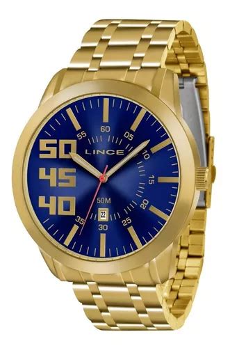 Reloj Lince MRG4332s D2kx Para Hombre Color Dorado Y Azul MercadoLibre