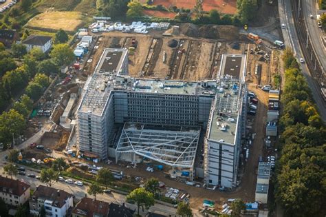 Bochum Aus Der Vogelperspektive Baustelle Zum Neubau Eines B Ro Und