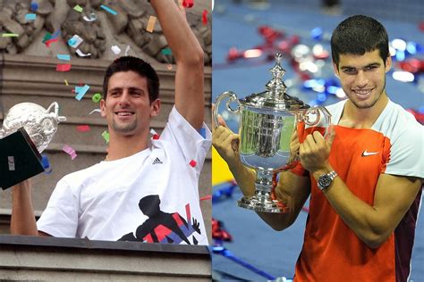 Novak Djokovic vs. Carlos Alcaraz: A Comparison of Achievements at 20 ...