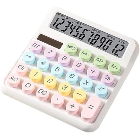 Calculatrice Avec Cran Lcd Chiffres Bouton Sensible