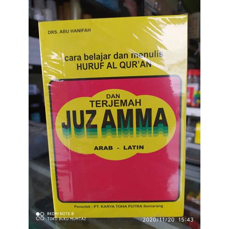 Jual Buku Cara Belajar Dan Menulis Huruf Al Quran Terjemah Juz Amma