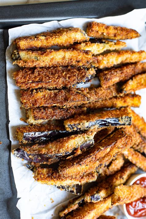 Air Fryer Eggplant Fries Recipe Image A Cedar Spoon