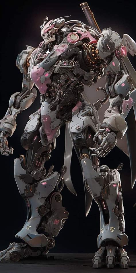 Pin By Waifu On Cyberpunk Robot Concept Art Warrior Concept Art