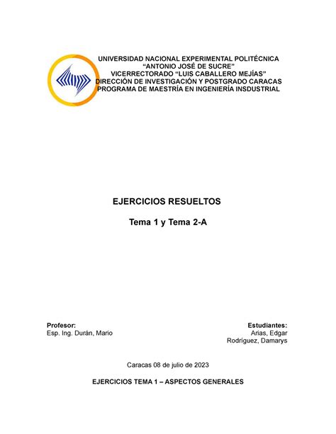 Ejercicios Resueltos RelaciÒn Dinero Tiempo Ejercicios Resueltos Tema 1 Y Tema 2 A Profesor