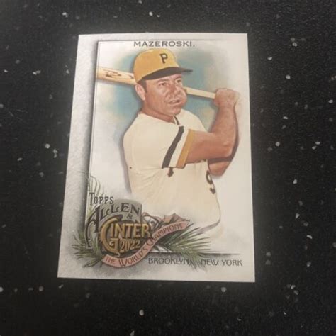 Bill Mazeroski Topps Allen Ginter Baseball Mlb Pittsburgh