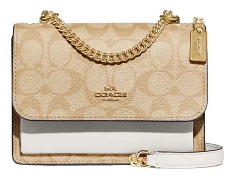 Bolsa Coach Original Mini Klare Crossbody In Signature Gold Meses Sin