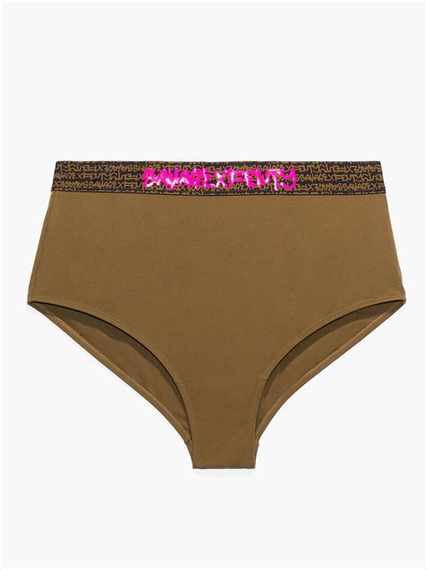 Forever Savage High Leg Bikini In Green SAVAGE X FENTY