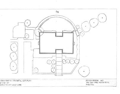 Esherick House Site Plan