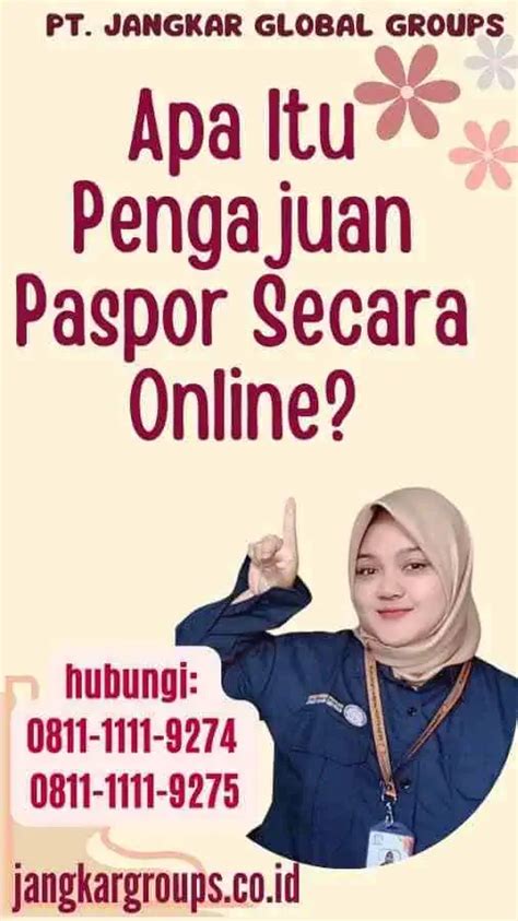 Pengajuan Paspor Secara Online Jangkar Global Groups