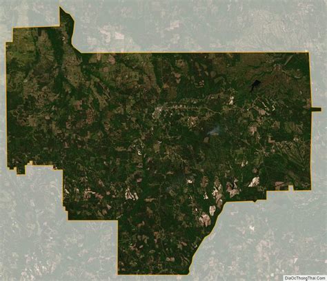 Map of Bullock County, Alabama - Thong Thai Real