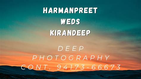 LIVE SHAGUN HARMANPREET SINGH WEDS KIRANDEEP KAUR BY DEEP PHOTOGRAPHY